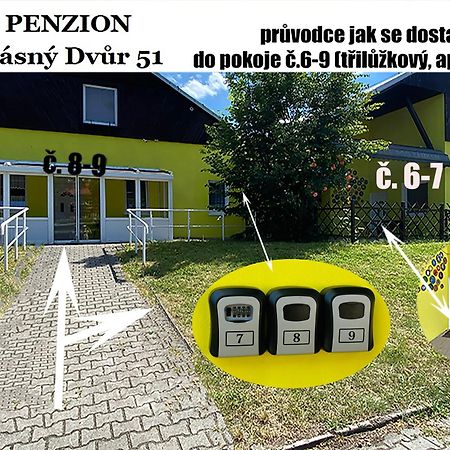 Penzion Krásný Dvůr Krasny Dvur Exterior foto